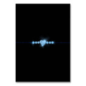 60e Diamond Wedding Jubileum Table Number Kaart (Achterkant)