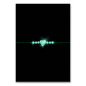 60e Diamond Wedding Jubileum Table Number Kaart (Achterkant)