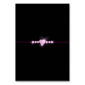 60e Diamond Wedding Jubileum Table Number Kaart (Achterkant)