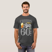60e geboorte Shirt kauwers en bier tot 60 jaar (Voorkant volledig)
