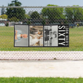 60e geboortedag foto-banner spandoek (Insitu)