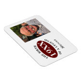 60e geboortedag foto foto foto geboortedatum legge magneet (Rechterzijde)