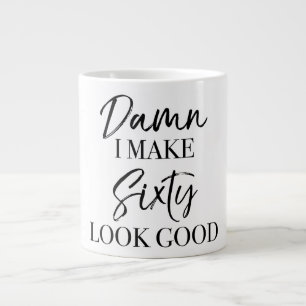 60e geboortedag grote koffiekop