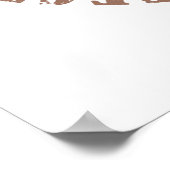 60e  geboortedag poster (Hoek)