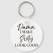 60e geboortedag sleutelhanger (Voorkant)