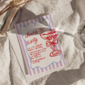 60e getekende kleurrijke champagneglas 60 jaar kaart