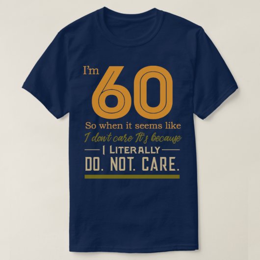 60e Geweldige feestdag T-shirt (Design voorkant)