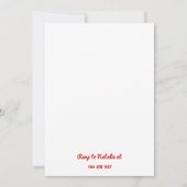 60e Hand Getrokken Kleurrijke Strepen Zestig Verja Kaart (Achterkant)