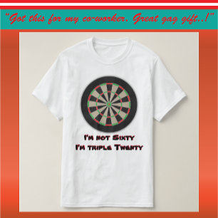 60e Humor Dart League Birthday T-shirt