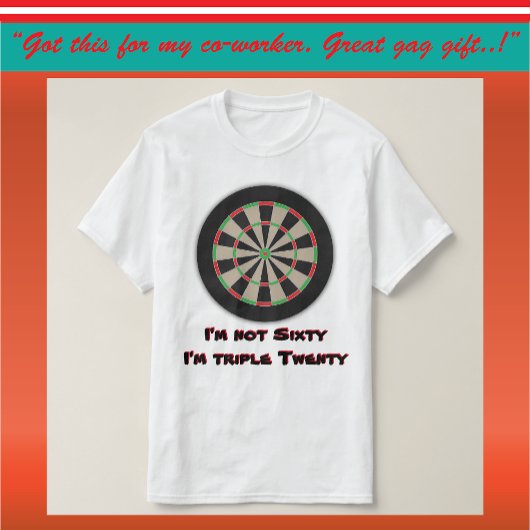 60e Humor Dart League Birthday T-shirt