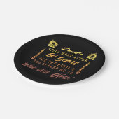 60e Humor op de geboorte van mannen Papieren Bordje (Gekanteld)