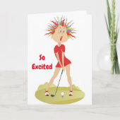 **60e HUMOR voor GOLFER** Kaart (Voorkant)
