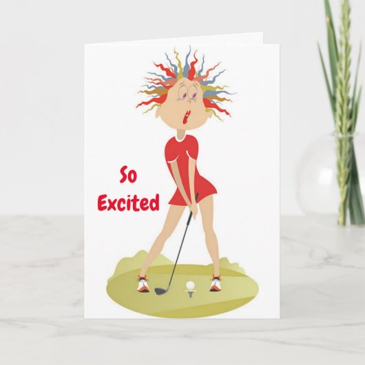 **60e HUMOR voor GOLFER** Kaart (Voorkant)