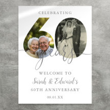 60e Huwelijksjubileum 2 Foto Welkomstbord