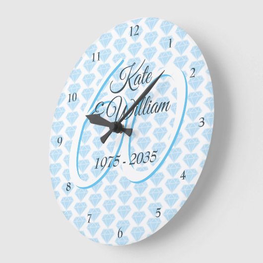 60e huwelijksjubileum diamanten viering grote klok (Hoek)