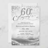 60e huwelijksverjaardag Elegant afdrukbaar Kaart (Voorkant)