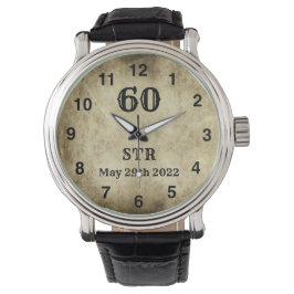 60e  Initialen van de geboorte Horloge