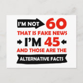 60e jaar oude verjaardagscadeaus briefkaart (Voorkant)