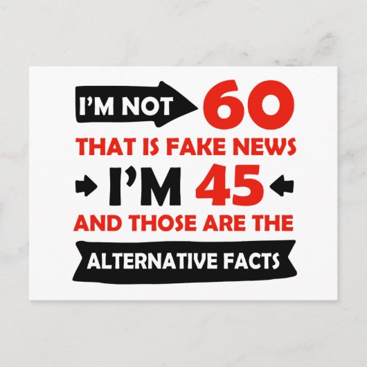 60e jaar oude verjaardagscadeaus briefkaart (Voorkant)