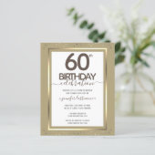 60e jaardag Gold Paper-blad (Staand voorkant)