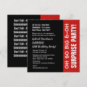 60e jaars Rode sterren Q004 Kaart (Voorkant / Achterkant)