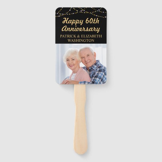 60e Jubileum 60 jaar in Making 2 Foto Handwaaier (Achterkant)