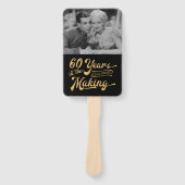 60e Jubileum 60 jaar in Making 2 Foto Handwaaier (Voorkant)
