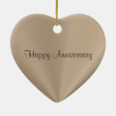 60e Jubileum, al dan niet gepersonaliseerd Keramisch Ornament (Achterkant)