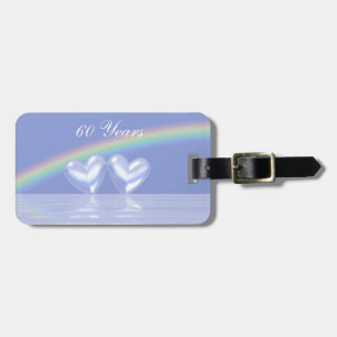 60e Jubileum Diamond Hearts Bagagelabel