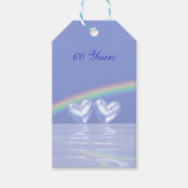 60e Jubileum Diamond Hearts Cadeaulabel (Voorkant)