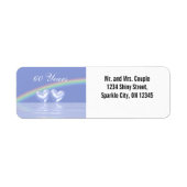 60e Jubileum Diamond Hearts Etiket (Voorkant)