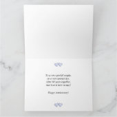 60e Jubileum Diamond Hearts Kaart (Binnen)