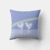 60e Jubileum Diamond Hearts Kussen (Achterkant)