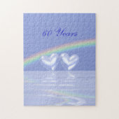 60e Jubileum Diamond Hearts Legpuzzel (Verticaal)