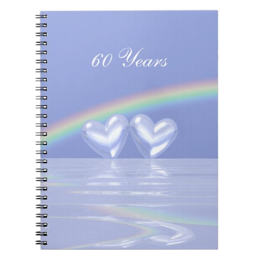 60e Jubileum Diamond Hearts Notitieboek (Voorkant)