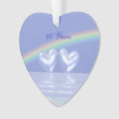 60e Jubileum Diamond Hearts Ornament (voorkant)