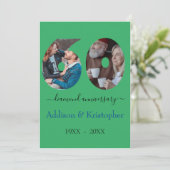 60e Jubileum Diamond Love Photo Template Kaart (Staand voorkant)