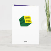 60e Jubileum Diamond Love Photo Template Kaart (Achterkant)