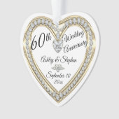 60e Jubileum Diamonds Keepasje Ornament (voorkant)