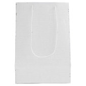 60e Jubileum doorsnede Gemiddelde Gift Bag Medium Cadeauzakje (Achterkant)