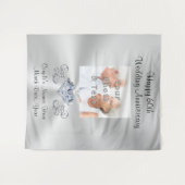 60e Jubileum Gift, Party Wall Tapestry Decor Wandkleed (Voorkant (horizontaal))