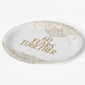 60e Jubileum Gold Lace op Bord van whitepaper (Gekanteld)