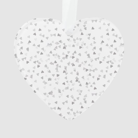 60e Jubileum Harten Confetti Ornament (achterkant)