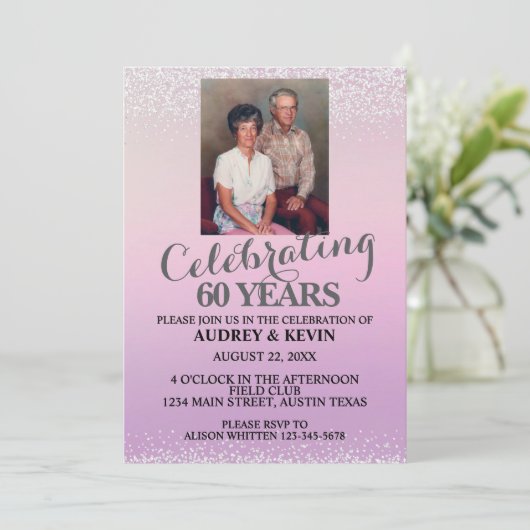 60e Jubileum Kaart (Staand voorkant)