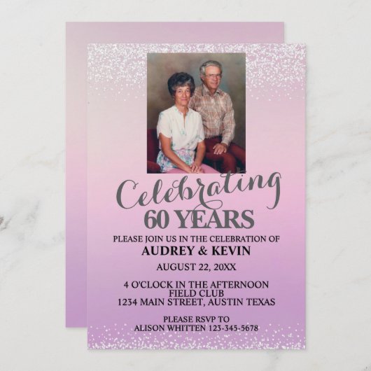 60e Jubileum Kaart (Voorkant / Achterkant)