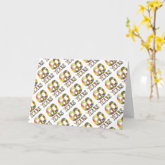 60e Jubileum Kaart (Gele Bloem)