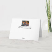 60e Jubileum kaart met vogelpest in het paradijs (Achterkant)