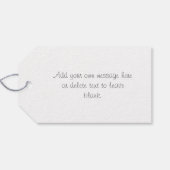 60e Jubileum met diamanten weddenschap label Cadeaulabel (Achterkant Horizontaal)