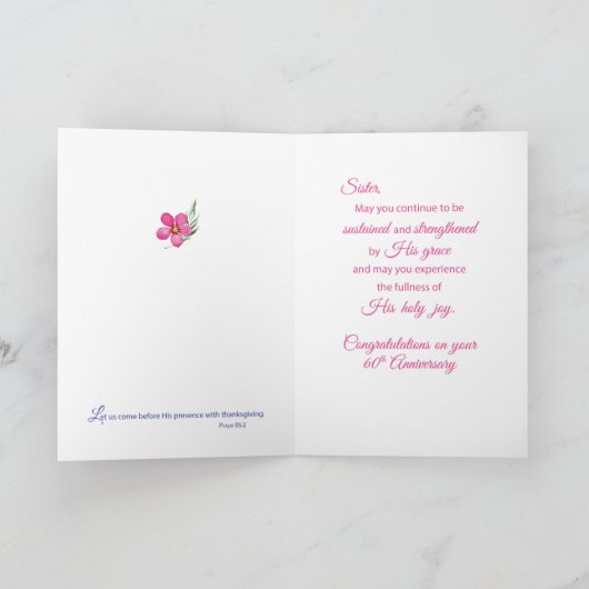 60e Jubileum, Nun, Religious Life Cross en Fl Kaart (Binnen)