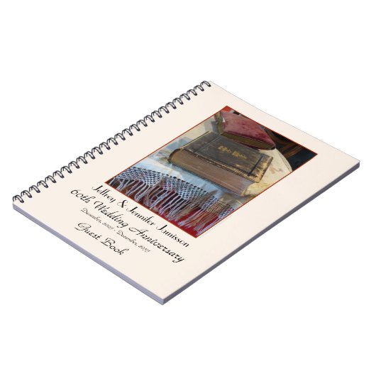 60e Jubileum Partij gastboek,  Bijbel Notitieboek (Linkerzijde)